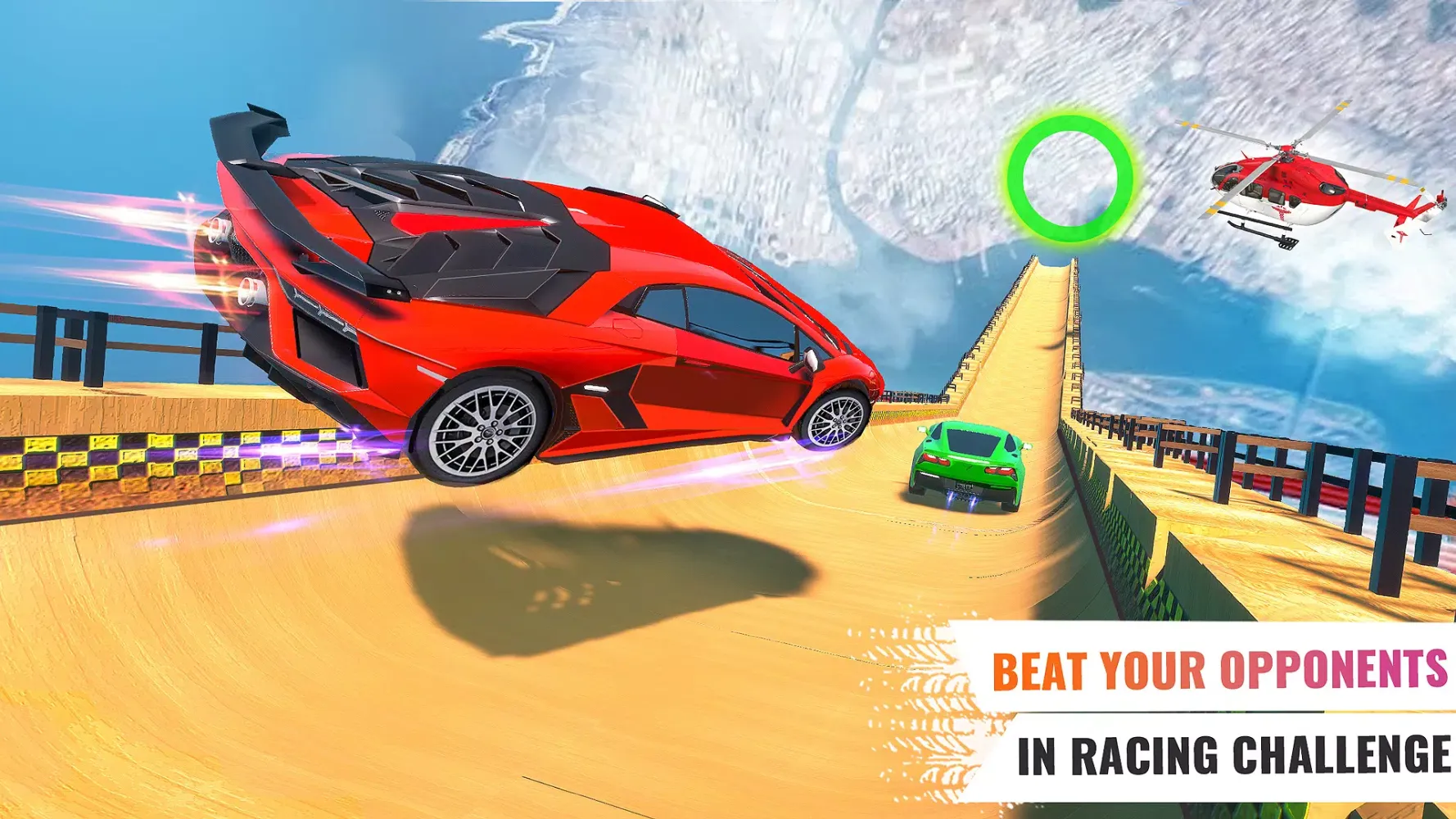 Impossible Mega Ramp Car Stunt Screenshots