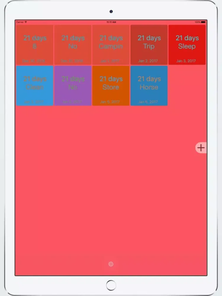 Habit Form iPad  Ekran Görüntüleri