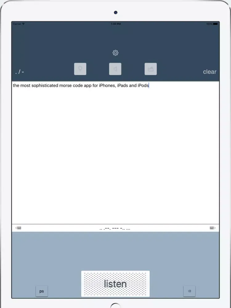صور Morse Code Guru Pro 60WPM All-In-One iPad 
