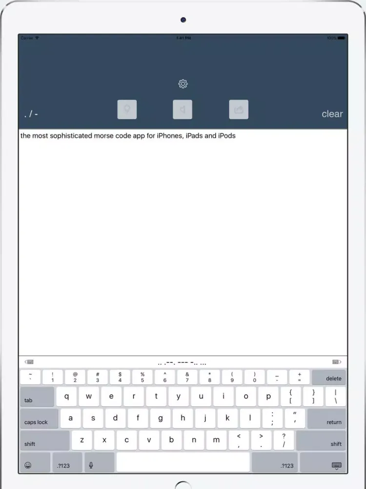صور Morse Code Guru Pro 60WPM All-In-One iPad 