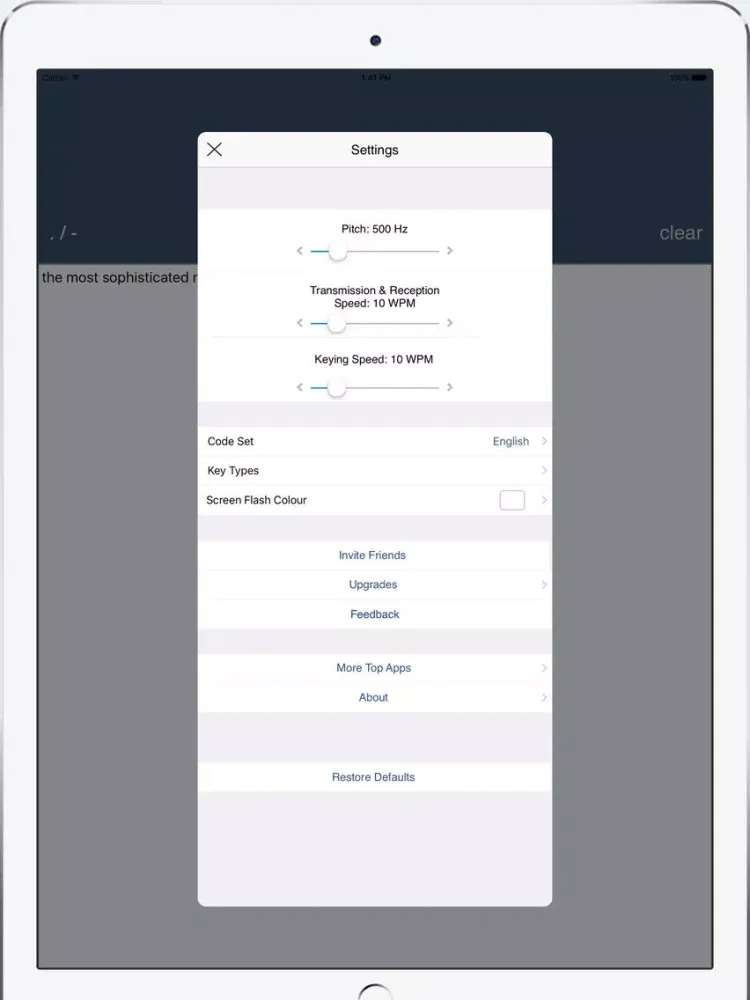 صور Morse Code Guru Pro 60WPM All-In-One iPad 