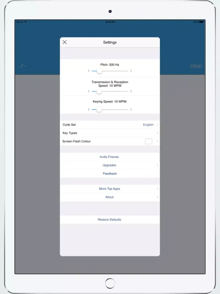 Capturas de pantalla de Rus Morse Russian Morse Code iPad 