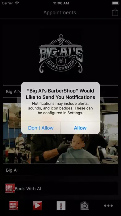 Screenshot di Big Al's BarberShop