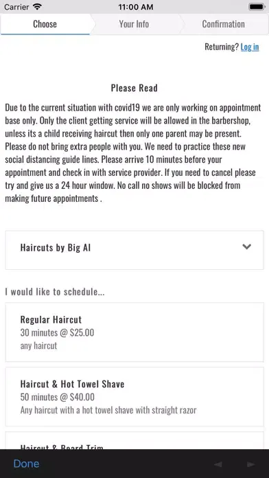Screenshot di Big Al's BarberShop