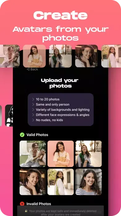 Tadam - AI Art & Avatar Maker Screenshots