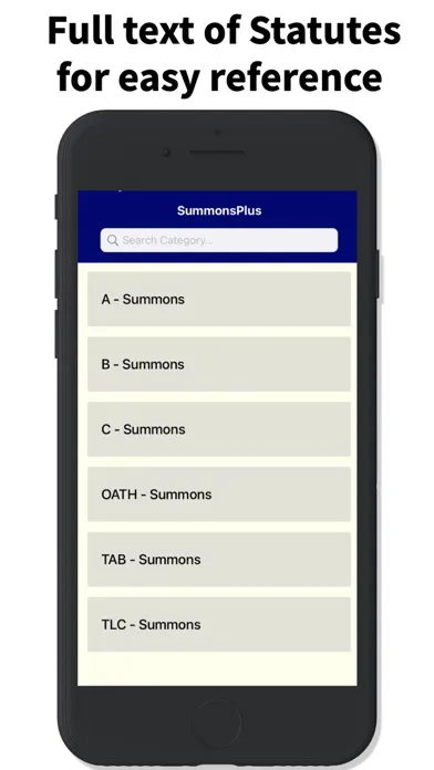 Summons Plus Ekran Görüntüleri