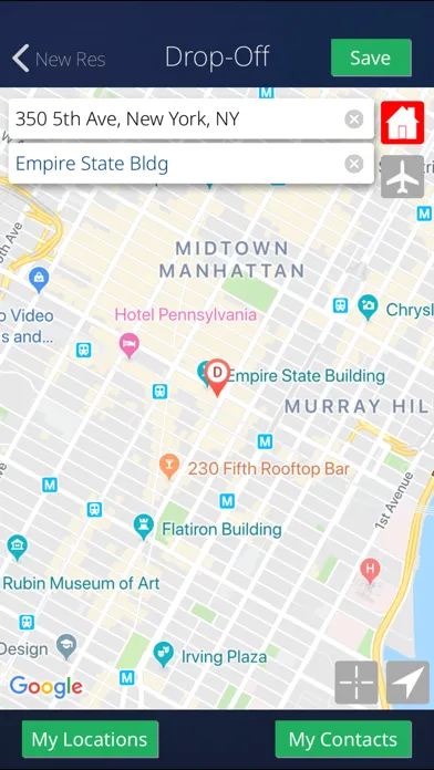 Capturas de pantalla de Big Apple Car Booking App