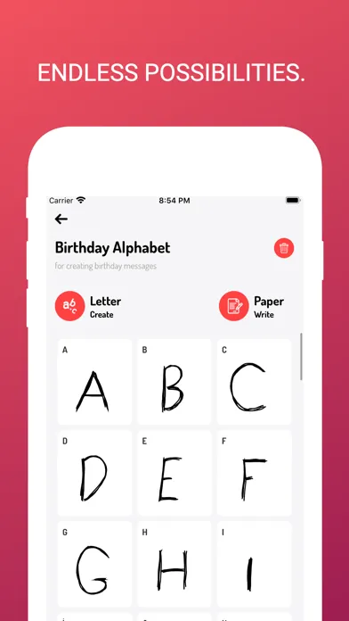 Capturas de pantalla de Font Maker - Create Your Own