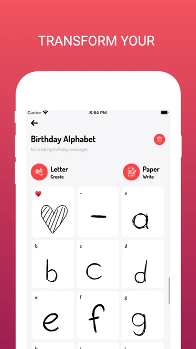 Capturas de pantalla de Font Maker - Create Your Own