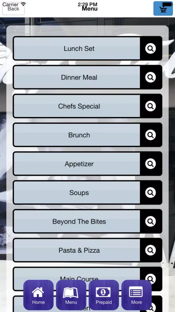 CHEFS TABLE स्क्रीनशॉट