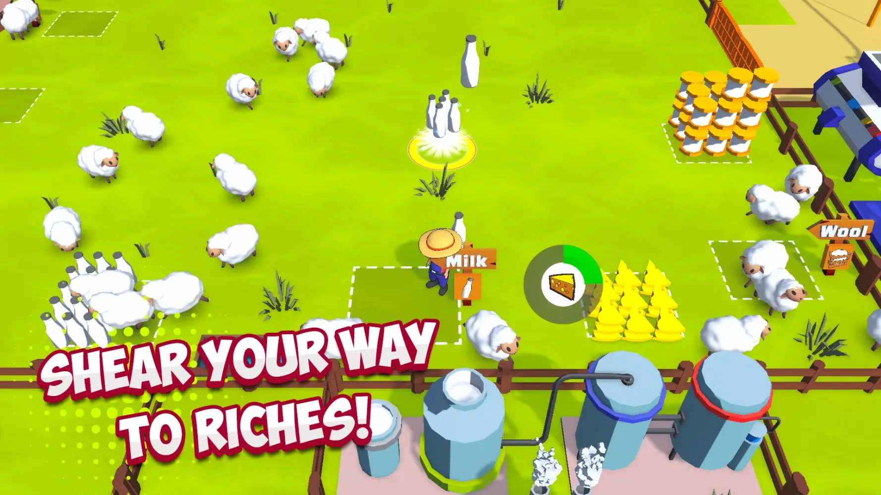 Wool Rush: Sheep Farm Empire应用截图