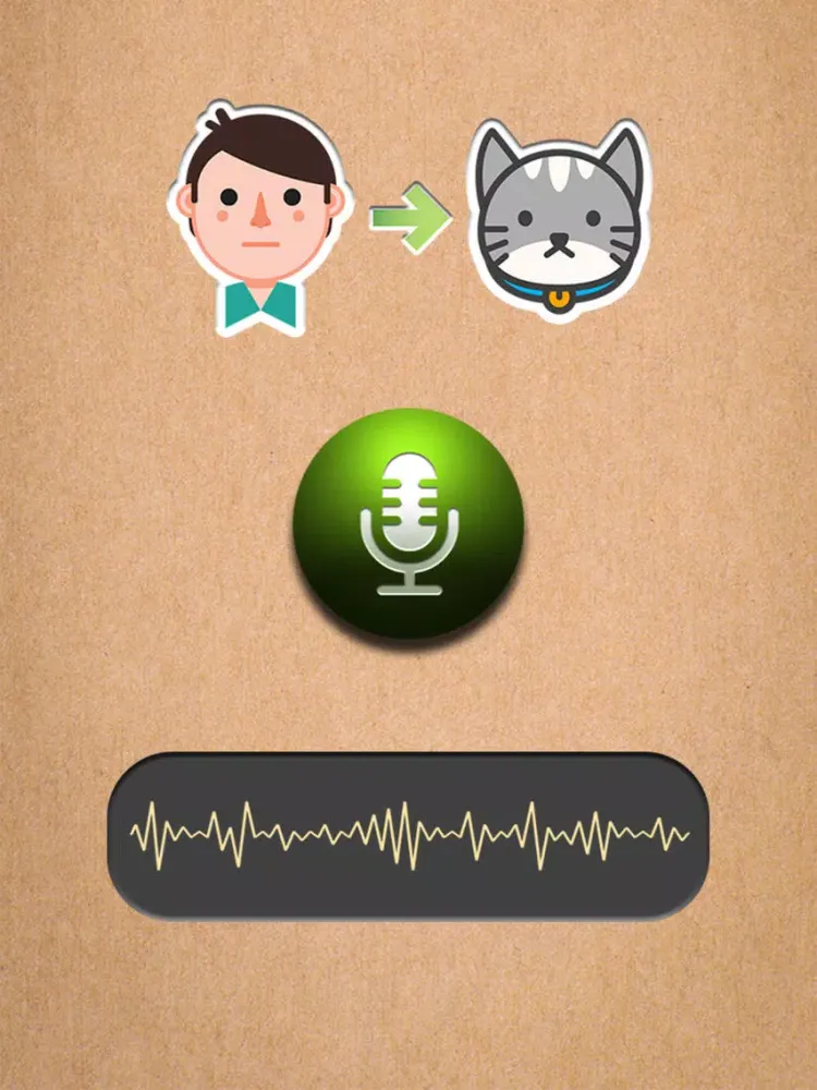 Capturas de tela do Cat Translator Real Sim iPad 