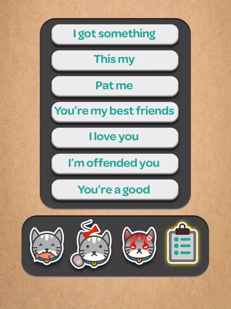 Capturas de tela do Cat Translator Real Sim iPad 