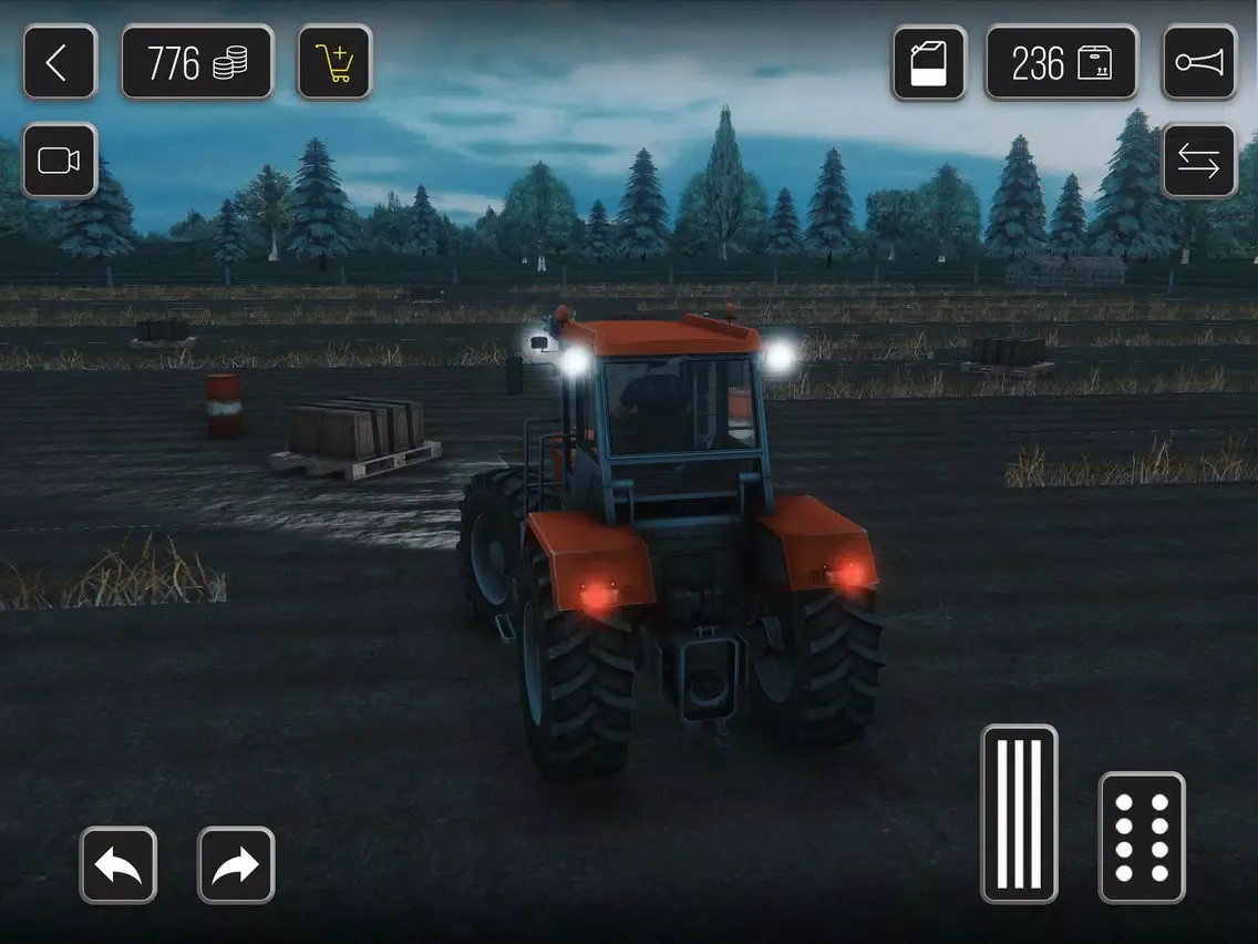 Capturas de tela do Drive Tractor Simulator iPad 