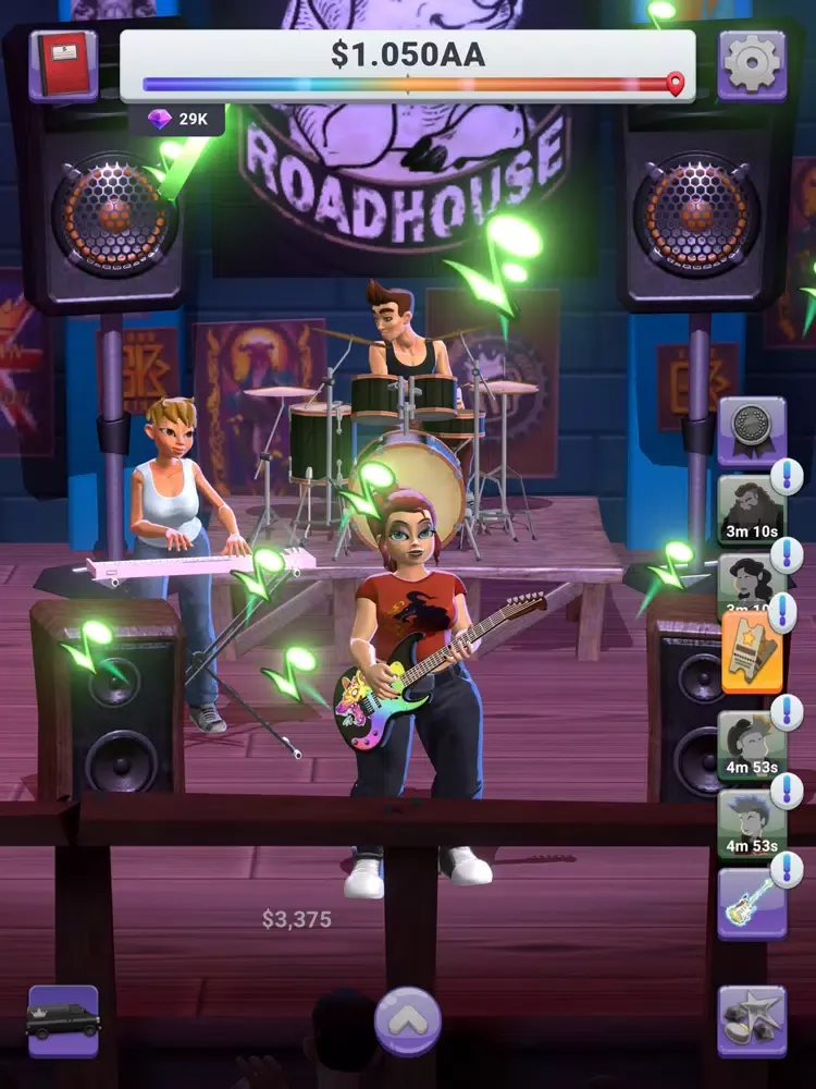Concert Kings Music Tycoon iPad  Ekran Görüntüleri