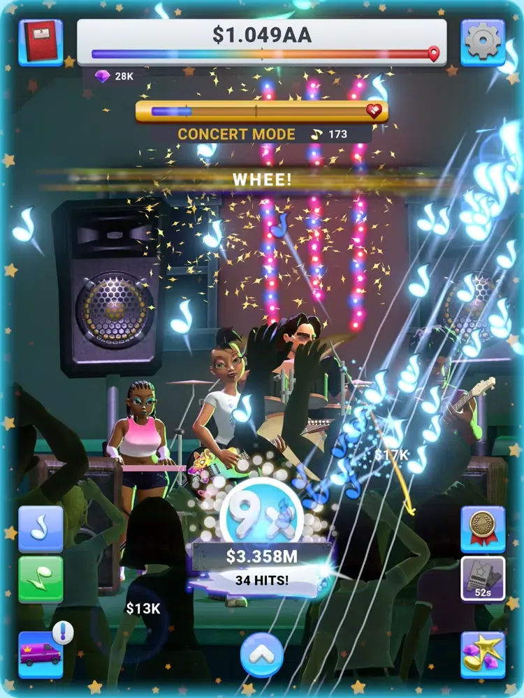 Concert Kings Music Tycoon iPad  Ekran Görüntüleri