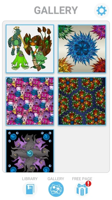 Capturas de tela do My Singing Monsters: Coloring Book