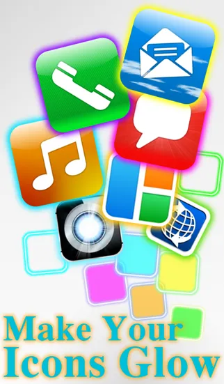 Glowing App Icons - Home Screen Maker سکرین شاٹس
