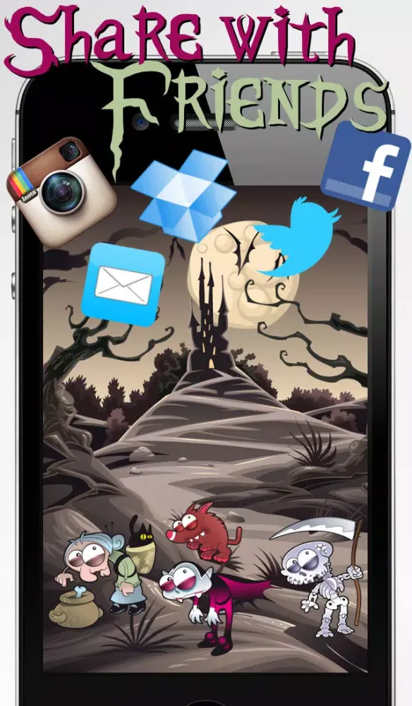 Halloween Card Creator - Free应用截图