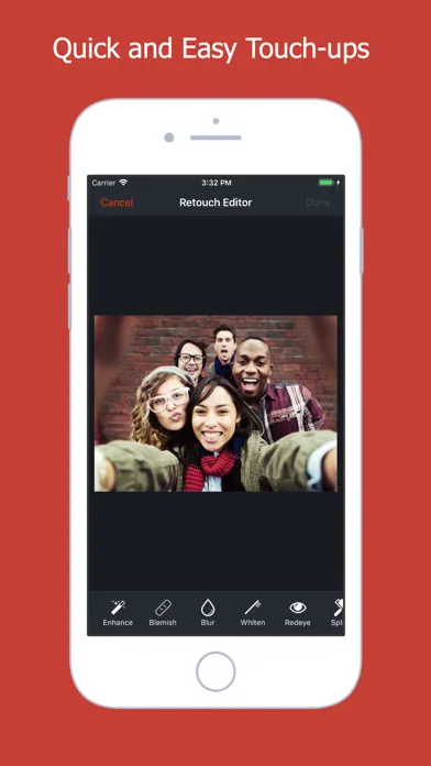 Capturas de pantalla de Retouch: Photo Touch-up Editor