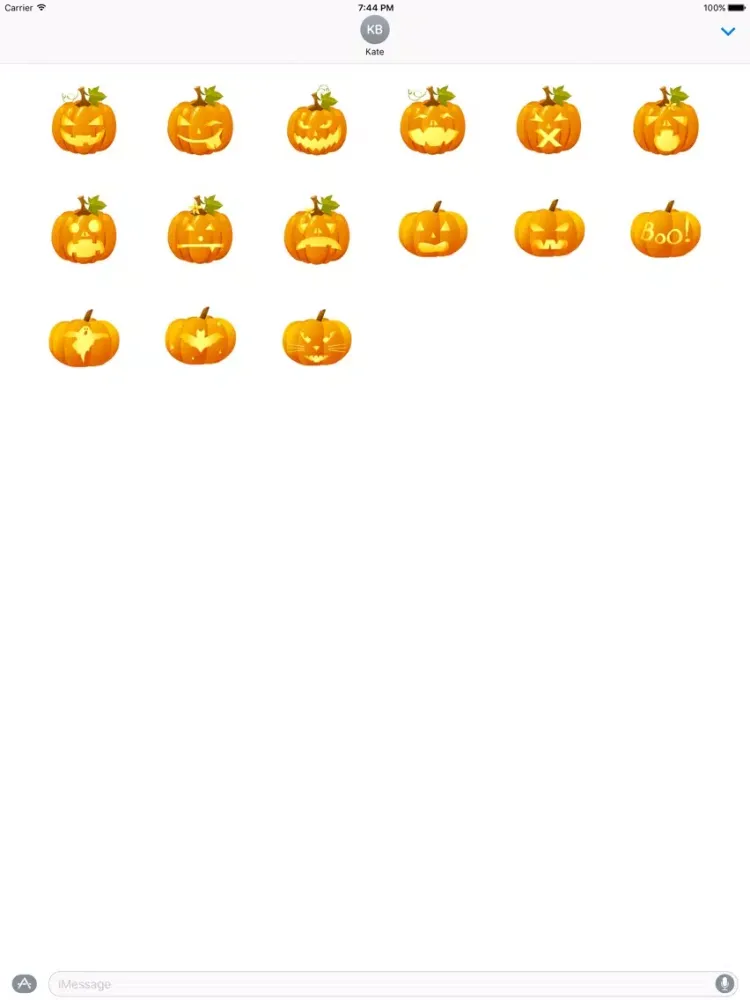 Pumpkin Face - Jack-O'-Lantern iPad  Screenshots