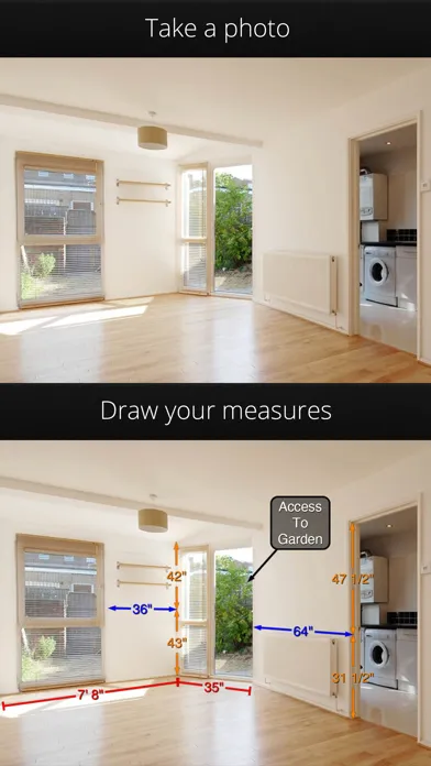 Capturas de tela do Photo Measures Lite