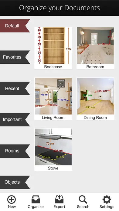 Capturas de tela do Photo Measures Lite