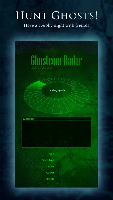 Ghostcom Radar Spooky Messages سکرین شاٹس