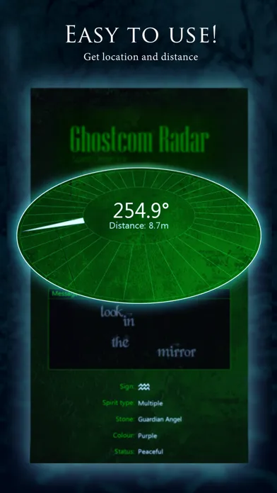 Ghostcom Radar Spooky Messages سکرین شاٹس