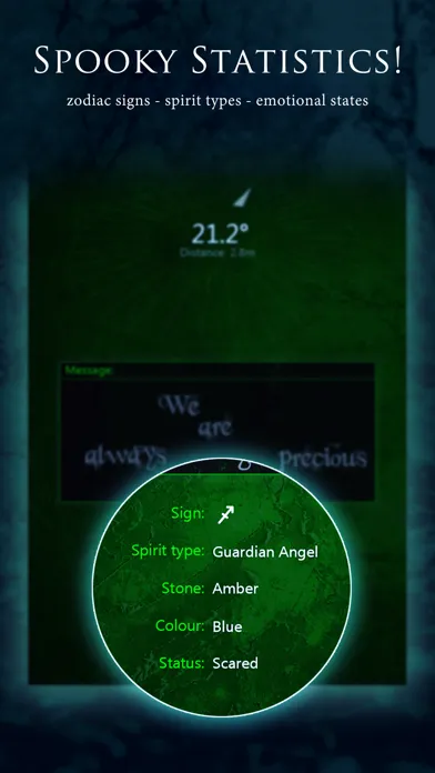 Ghostcom Radar Spooky Messages سکرین شاٹس