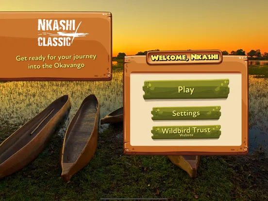 Tangkapan skrin Nkashi Classic iPad 