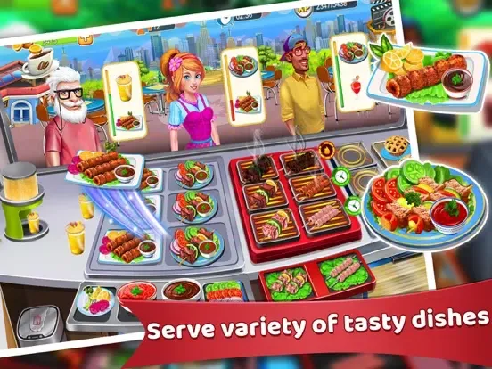 Cooking Race iPad  Screenshots