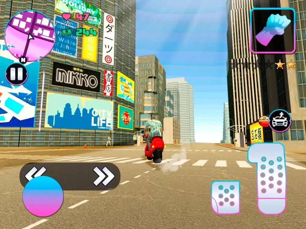 Tangkapan skrin Crime City Gang: Auto Heist iPad 
