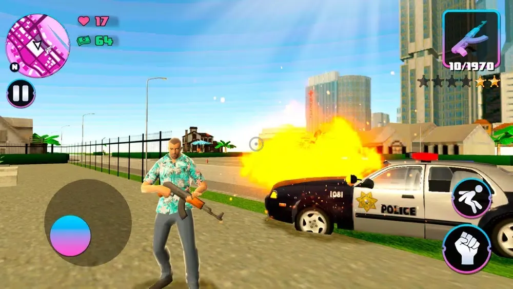 Tangkapan skrin Crime City Gang: Auto Heist