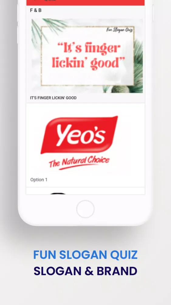 Captures d'écran de Fun Slogan Quiz