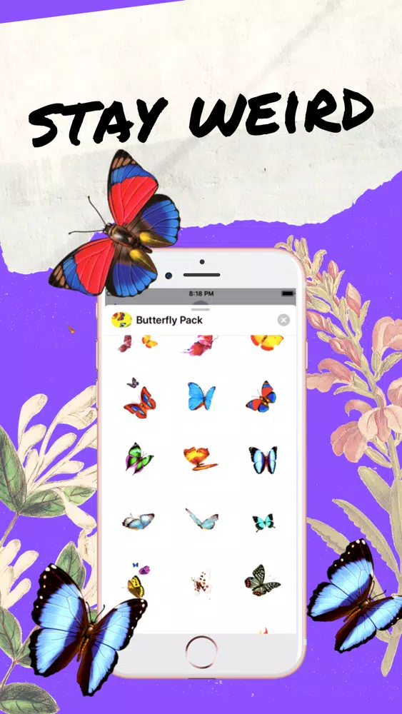 Tangkapan skrin Butterfly Pack