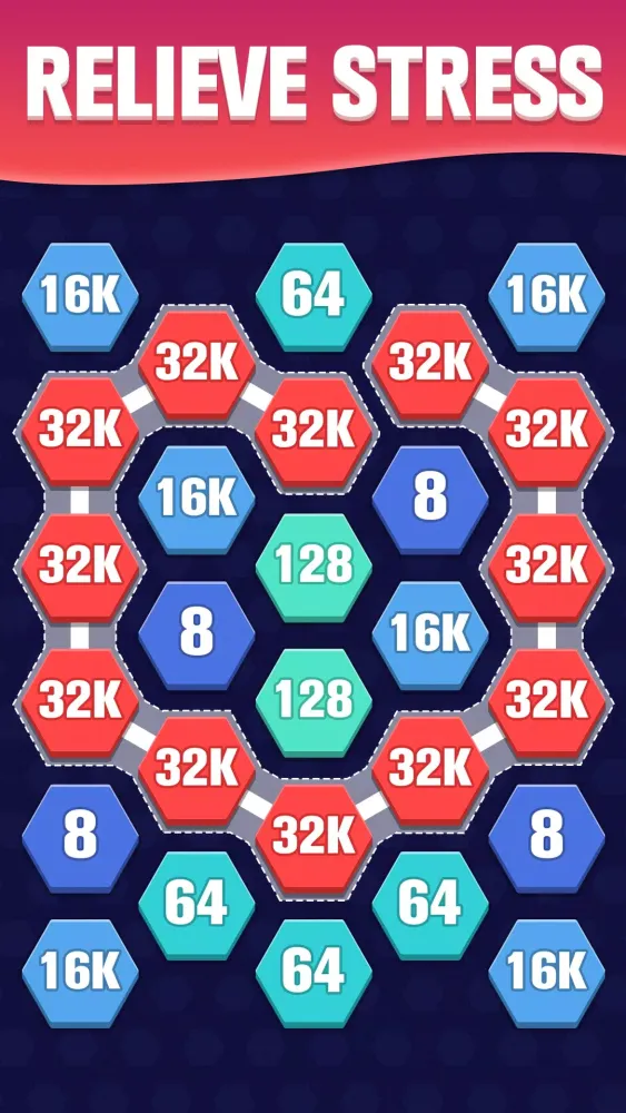 Hexa Puzzle - 2048 Game स्क्रीनशॉट