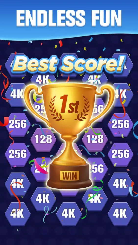 Hexa Puzzle - 2048 Game स्क्रीनशॉट