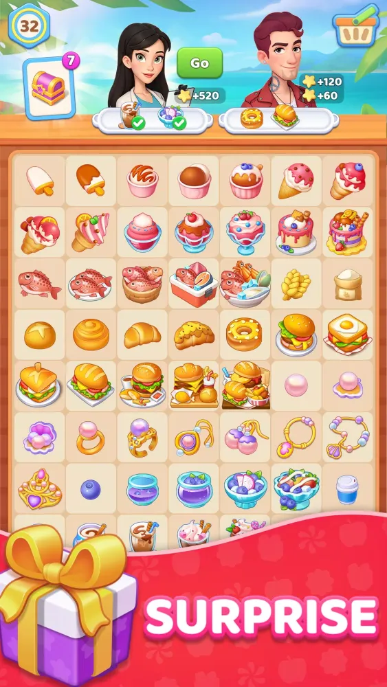 Zrzuty ekranu Secret Bay: Merge & Cook Story