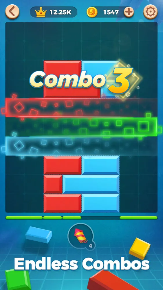 ภาพหน้าจอของ Block Crush - Puzzle Game