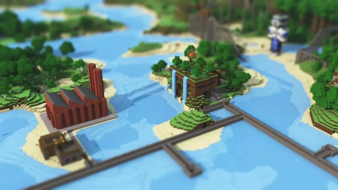 ภาพหน้าจอของ Blocky World