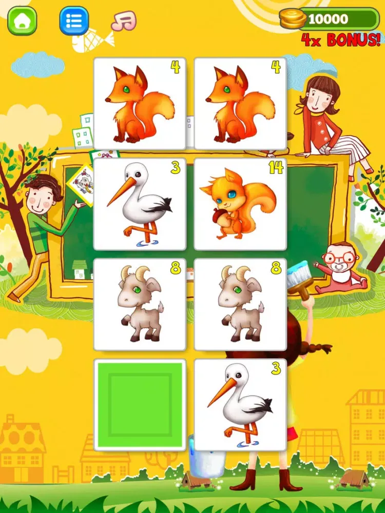 Animal Memory Adventure iPad  스크린샷