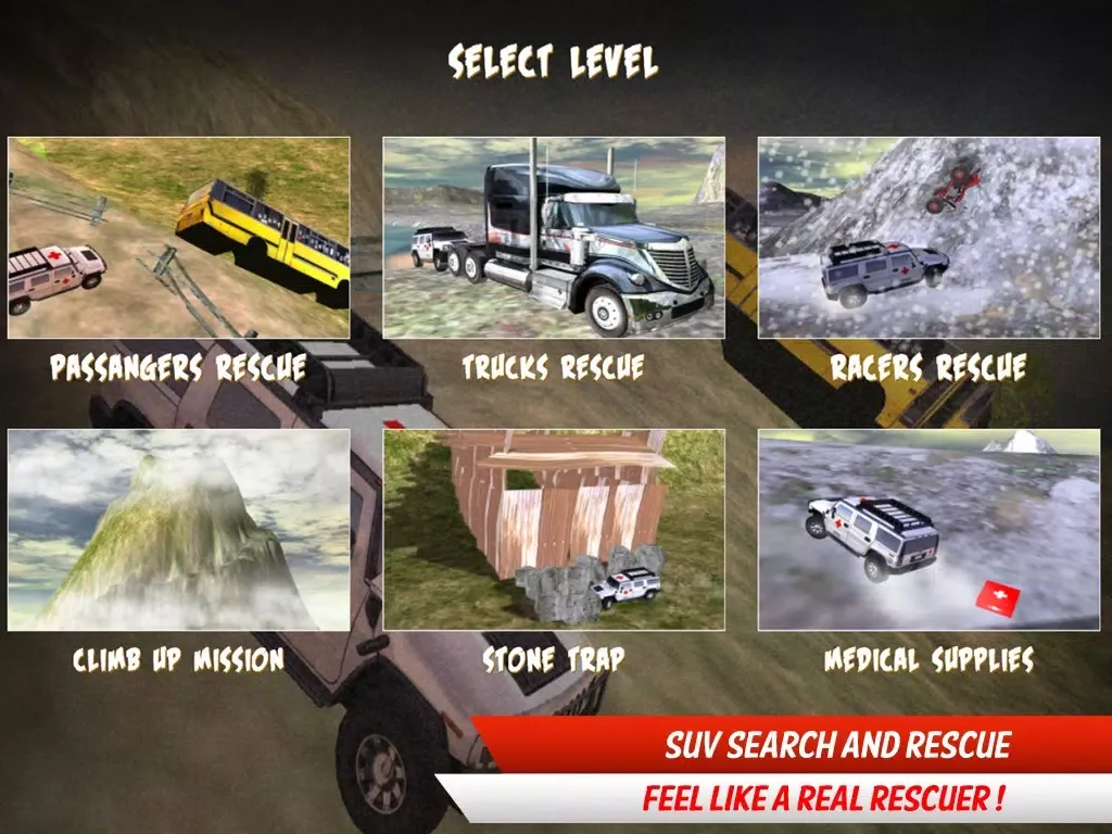 911 Search and Rescue SUV Simulator iPad  स्क्रीनशॉट