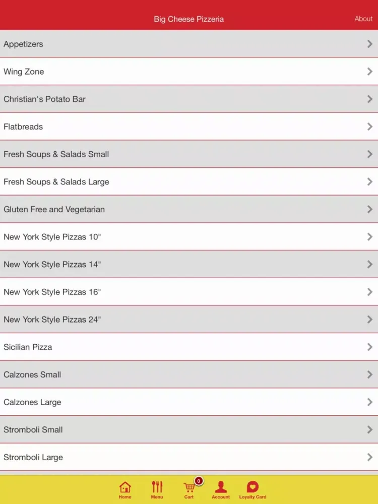 Big Cheese Pizzeria iPad  Screenshots