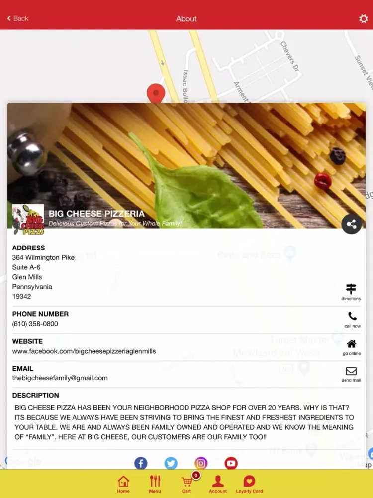 Big Cheese Pizzeria iPad  Screenshots