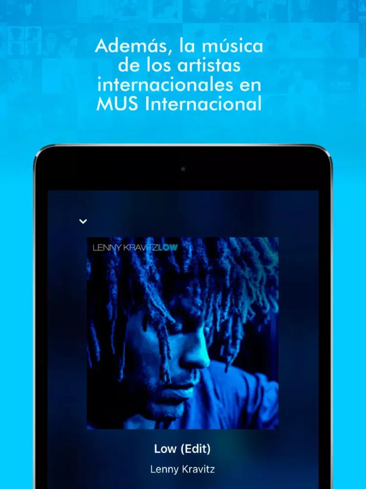 Tangkapan skrin MUS Uruguay iPad 