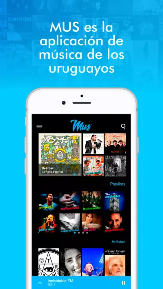 Tangkapan skrin MUS Uruguay