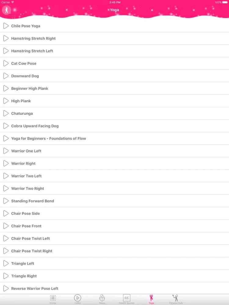 Capturas de pantalla de Childhood Wellness and Fitness app iPad 
