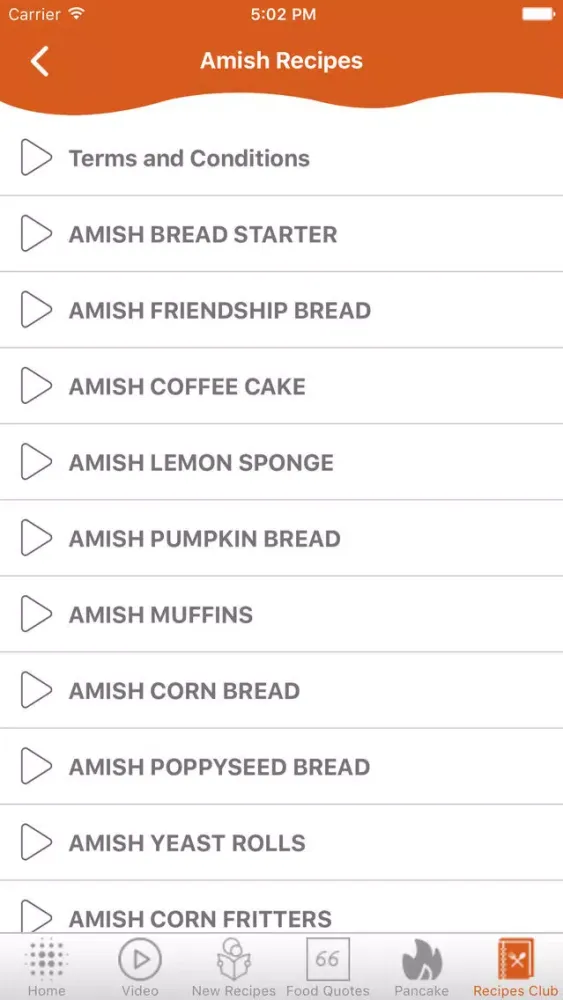 Dip Recipe Screenshots