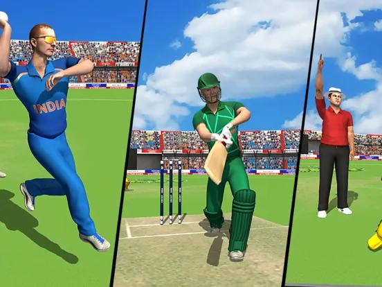 Zrzuty ekranu Cricket Game Championship 3D iPad 